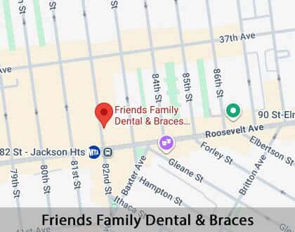 Map image for Options for Replacing Missing Teeth in Jackson Heights, NY